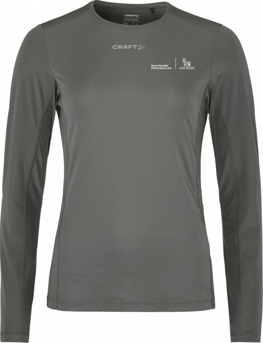 Craft - Nnp Advanced Ls T-Shirt Dame - Granit grå